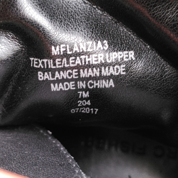 Marc Fisher 7M Lanzia Tweed Leather Laceup Combat Boots - Picture 10 of 16